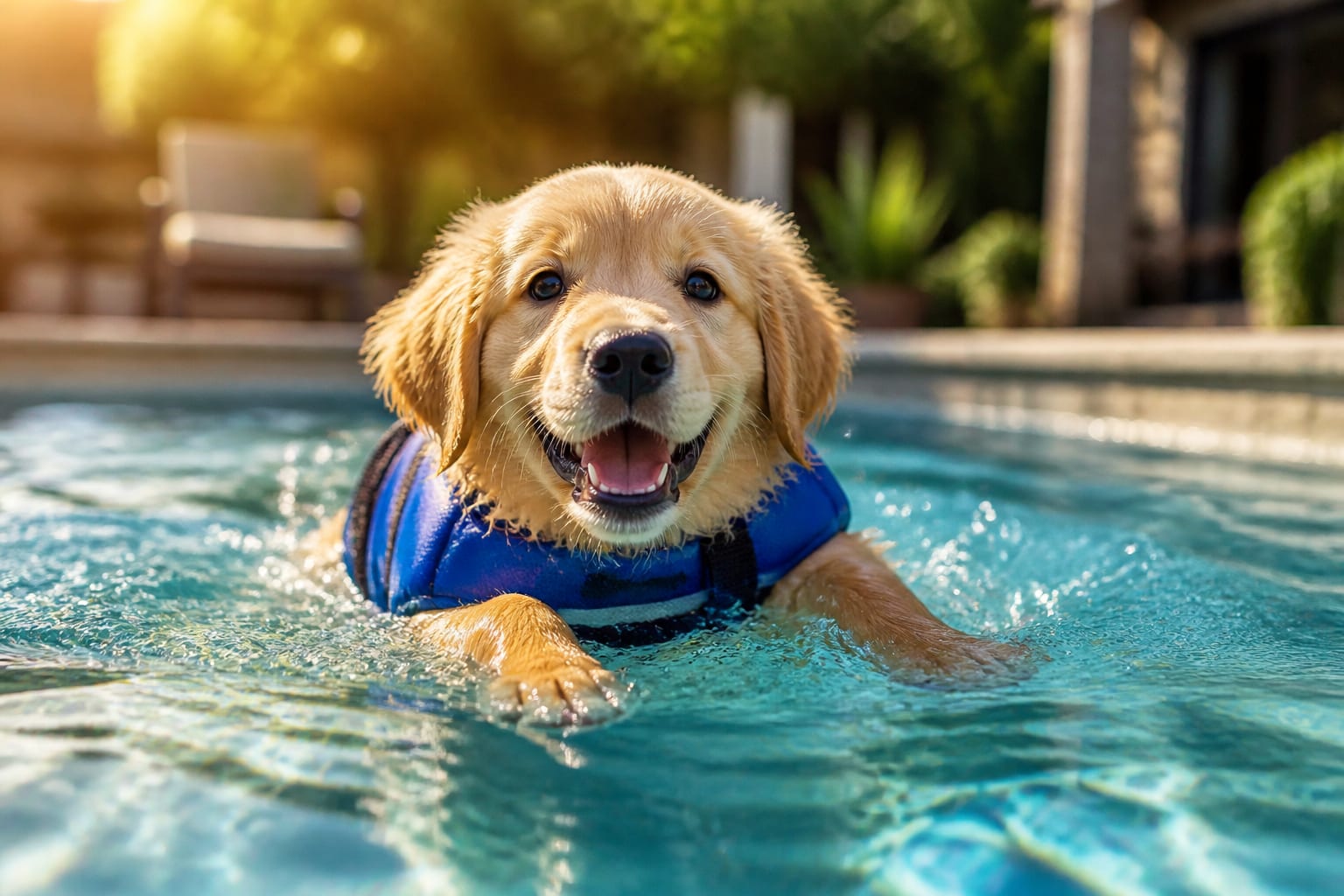 This Golden Retriever Was Terrified Of Water — Now He Won't Come Out Of The Lake